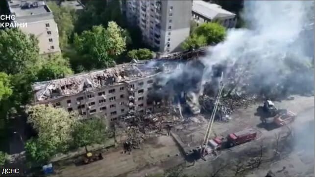 Київ, ракетний удар, руйнування, житловий будинок, 24 травня