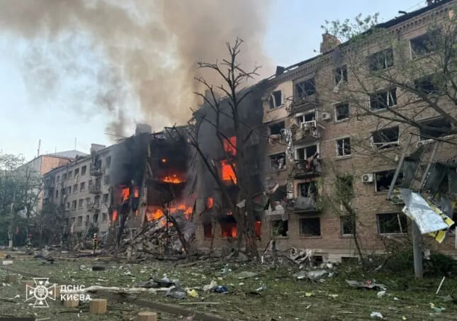 Київ, ракетний обстріл, 24 травня