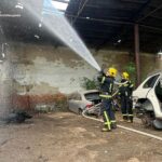 Поблизу Тернополя горіли два автомобілі Porsche Cayenne