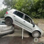У Тернополі сталася акробатична аварія (ФОТО)
