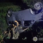 У Монастириській громаді перекинувся мікроавтобус: 4 людей травмовано