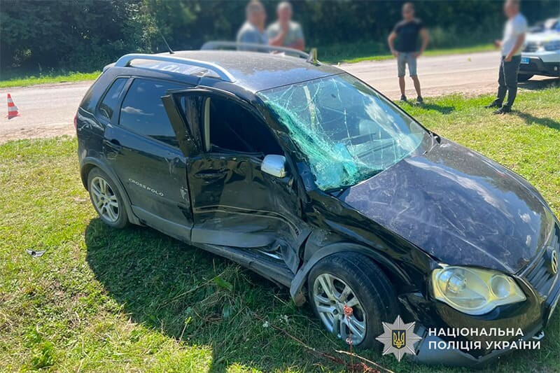 В аварії на Теребовлянщині травмувалися жінка з 6-річною дитиною