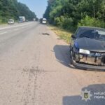 На трасі Тернопіль – Львів зіткнулися три автомобілі. Є травмовані