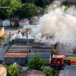 У Тернополі під час пожежі пошкоджено 5 гаражів