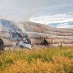 На Лановеччині згоріли 400 тюків соломи (ФОТО)