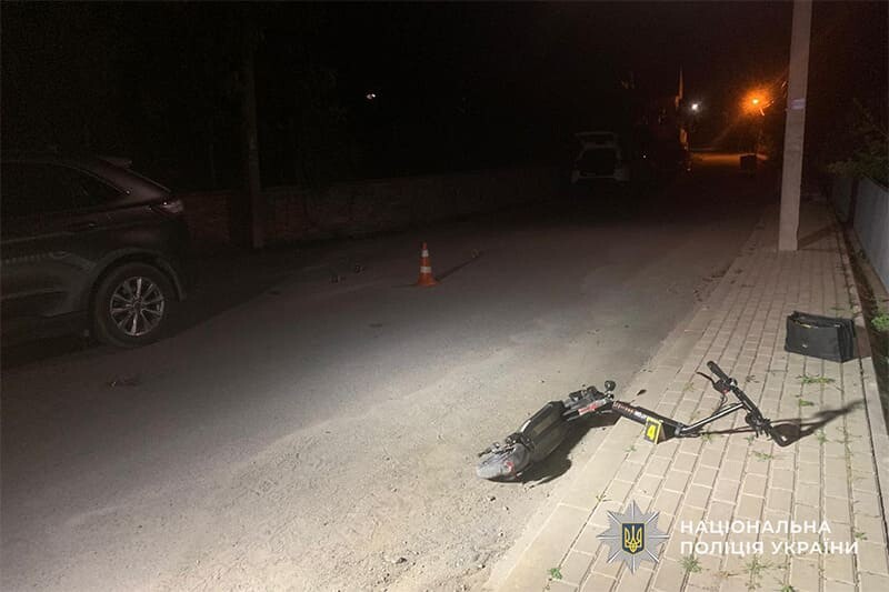 У Борщеві внаслідок ДТП травмувався 14-річний хлопець