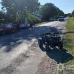 У борщівських Озерянах водій квадроцикла потрапив у ДТП