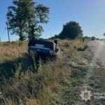 На Бучаччині перекинувся автомобіль. Водійка травмована