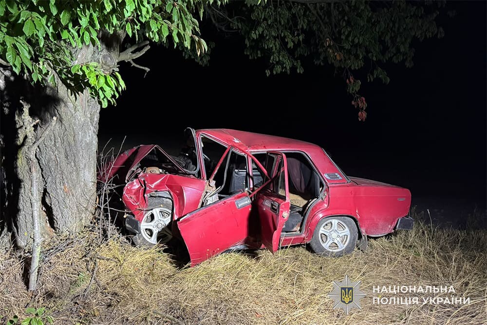 На Бучаччині 17-річна водійка “Жигулів” заїхала в дерево