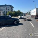 У Кременці внаслідок ДТП травмувався мотоцикліст