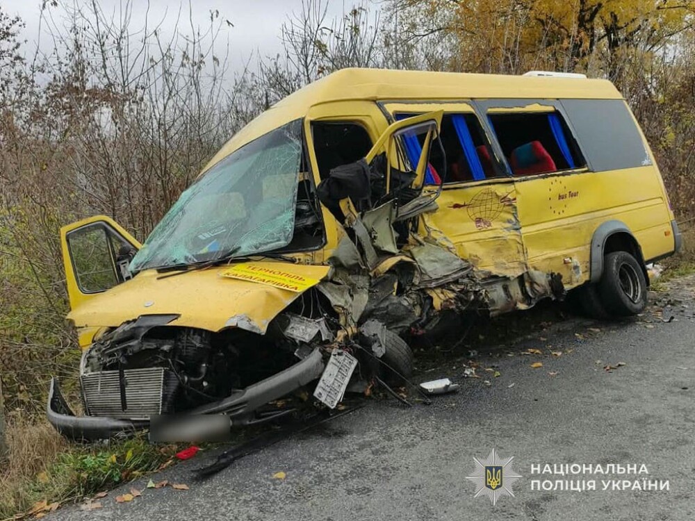 автобус Тернопіль - Калагарівка, ДТП