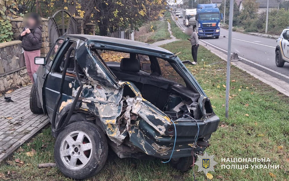 У Чортківському районі внаслідок ДТП загинув 21-річний чоловік